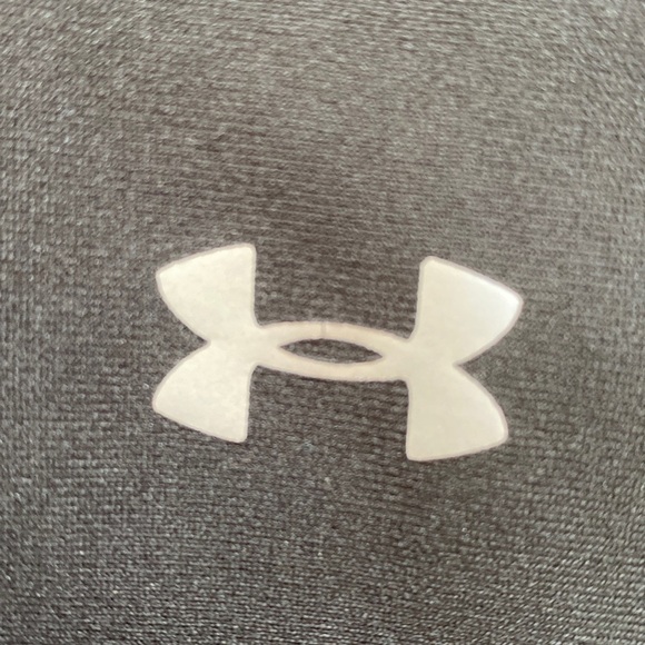 UNDER Armour Black & Orange Workout Running Heat Gear Compression Leggings Large - Picture 9 of 11